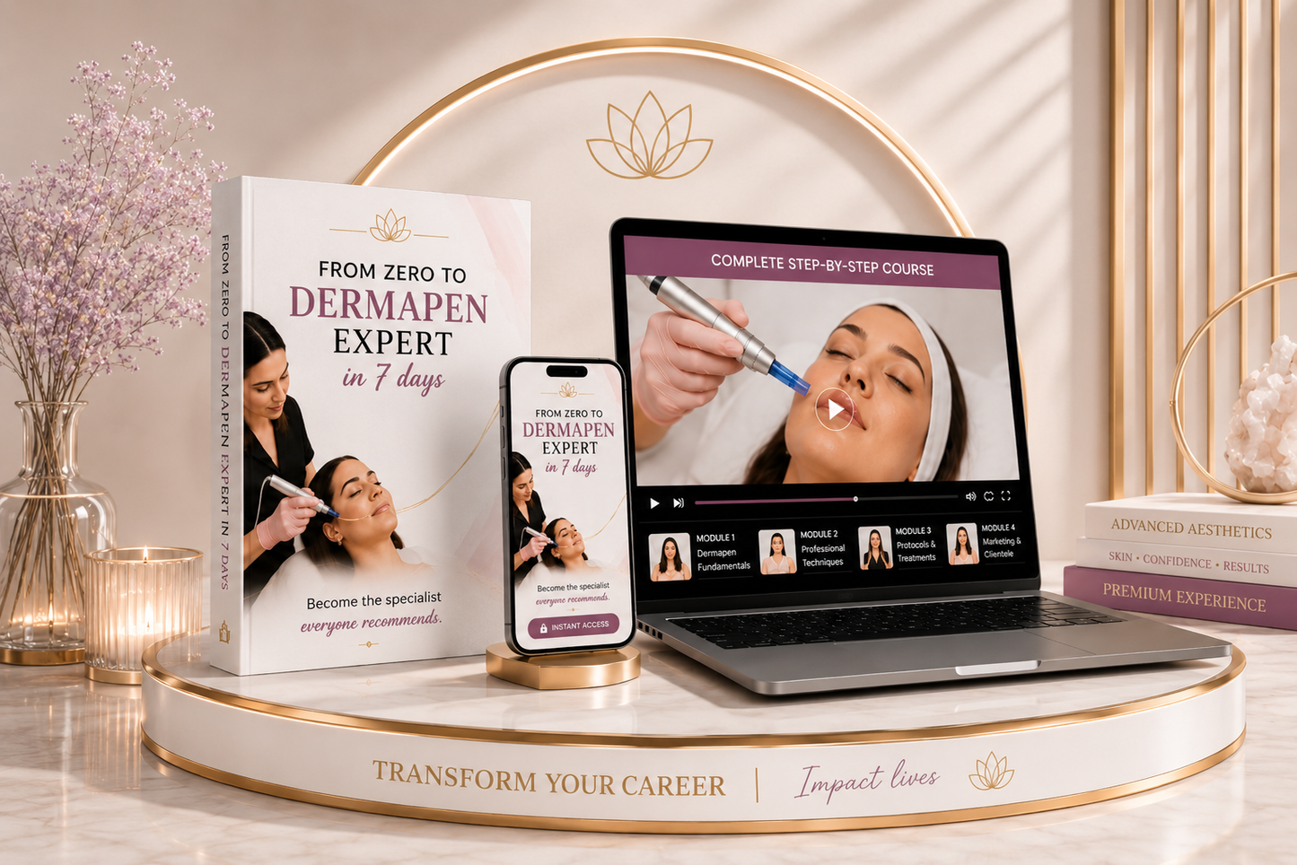 Facial Dermapen Expert + 6 Extra Bonus Vouchers